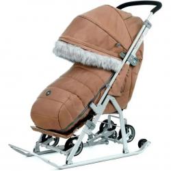 Коляска комбинированная НИКА Детям 7-5SK, бежевый, НД7-5SK/БЖ - фото