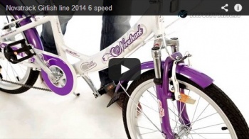 Видеообзор детского велосипеда Novatrack Girlish line 6 speed