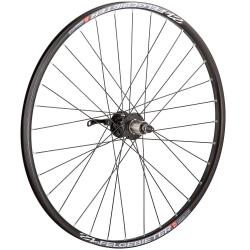 Колесо 27,5" заднее (без резины) двойной пист. обод 32отв - фото