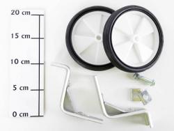 Зап. части. Доп поддерживающие колеса с кронштейном для велосипеда 14" цена за пару - фото