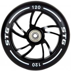 Колесо STG Х105169, PU 120mm для трюковых самокатов с алюминиевым ободом 1шт - фото