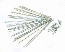 Спицы 14G X 256MM сталь (набор 36шт.) - фото