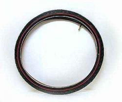 Покрышка + камера KENDA K831A 26"*1.95" черн./красн. (комплект) - фото