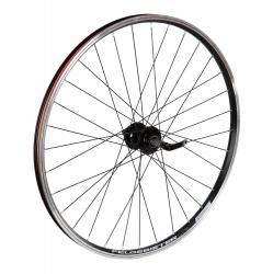 Колесо 26" заднее(без резины), двустенный пистонированный алюм.обод 32 отв. - фото