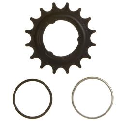 Задняя обгонная звезда (1 скорость 16 зуб.) с прост.кольцами и пыльниками - фото