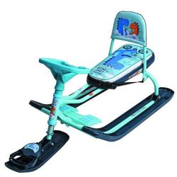 Снегокат НИКА Тимка спорт 4-1 ТС4-1/Д, С динозавром - фото