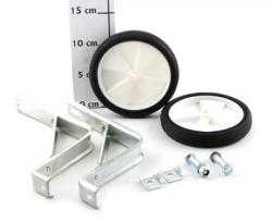 Зап. части. Доп поддерживающие колеса с кронштейном для велосипеда 20" цена за пару - фото