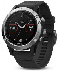 Часы GARMIN Fenix 5 (Black/Silver) - фото