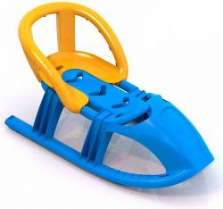 Санки Снежинка со спинкой пласст. 277 Норд 166-597 - фото