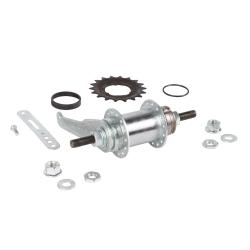 Задняя втулка ножным тормозом Falcon под 28 спиц, хром - фото