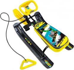 Снегокат Тимка спорт 2 ТС2/С2 winter sport черный каркас - фото