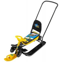 Снегокат т/с 6 ТС6/С2 Winter Sport (черн), механизм выдвижных шасси с толкателем /Ника/ - фото