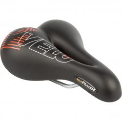 Седло Velo Plush Gel D1, универсальное, 254х173мм, гелевое GEL D1, анатом. с вентил., вакуум., бесшовное, 459г, 5-250243 - фото