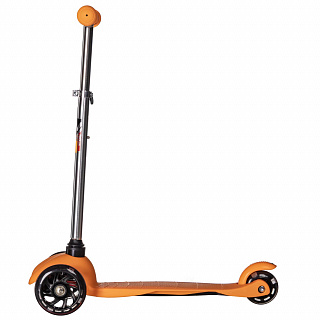 Самокат детский Novatrack Disco-kids Basic (2025) со светящимися колёсами - фото