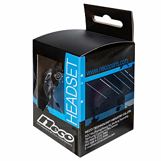 Рулевая колонка Neco H773, EC34, 1 1/8", алюм.чашки, пром.подшипники, черный - фото