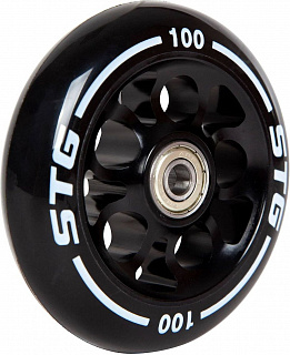 Колесо STG Х105164, PU 100mm для трюковых самокатов с алюминиевым ободом, 1шт - фото