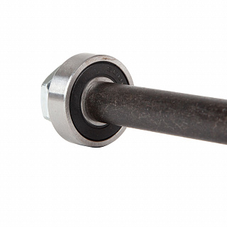 Ось с пром.подшипниками для втулок Bike Parts SF A22F 32H; O.L.D. 100мм; AXLE S45C 3/8"; под экс-к - фото