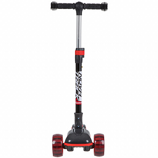 Самокат-кикборд Novatrack RainBow Basic Black (2020) - фото