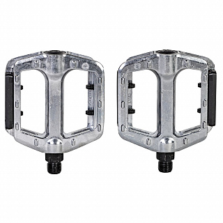 Педали STG FP-925, платформа, алюм, ось 9/16", насып. подшип., серебристые - фото