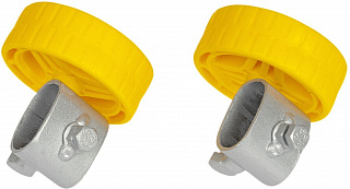 Кронштейн 30 с колесами на детские санки УС30К - фото