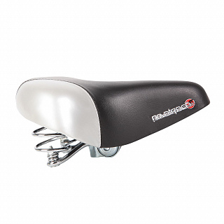 Седло HBAZ-0801A Novatrack комфортное, черно-серое - фото