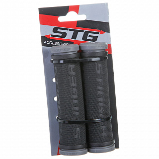 Грипсы STG, черно-серый - фото