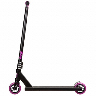 Самокат NOVATRACK PSYCHO BL, PU колеса 110 мм с алюмин.ободом, жесткость PU 88A - фото