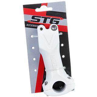 Вынос STG HS-078 80 мм, под руль 28,6 мм, белый - фото