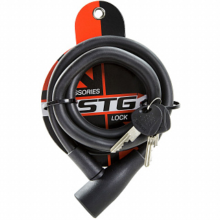 Велозамок STG CLM-613 на ключе 12 мм х 150 см - фото