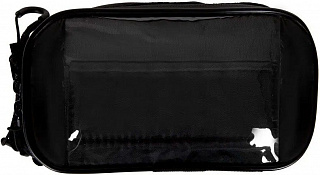 Велосумка на раму STG влагозащищенная, 19х9х10 см, 1.5 л, черный, модель 555-538 - фото