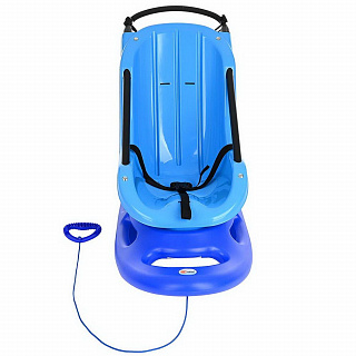 Санки детские KHW Snow Baby Fun с ручкой - фото